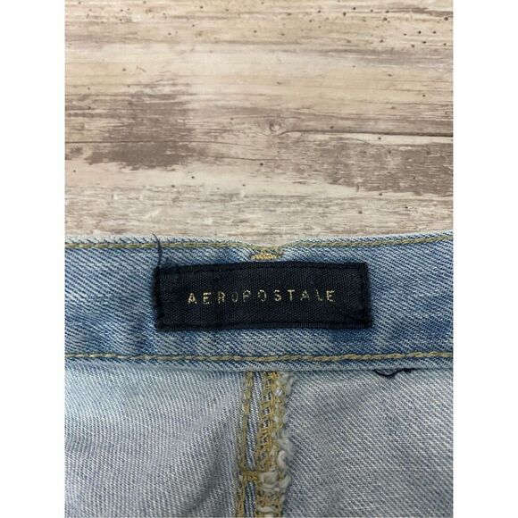 Aeropostale Aero Cheeky Jean Shorts Size 8 - Picture 4 of 5